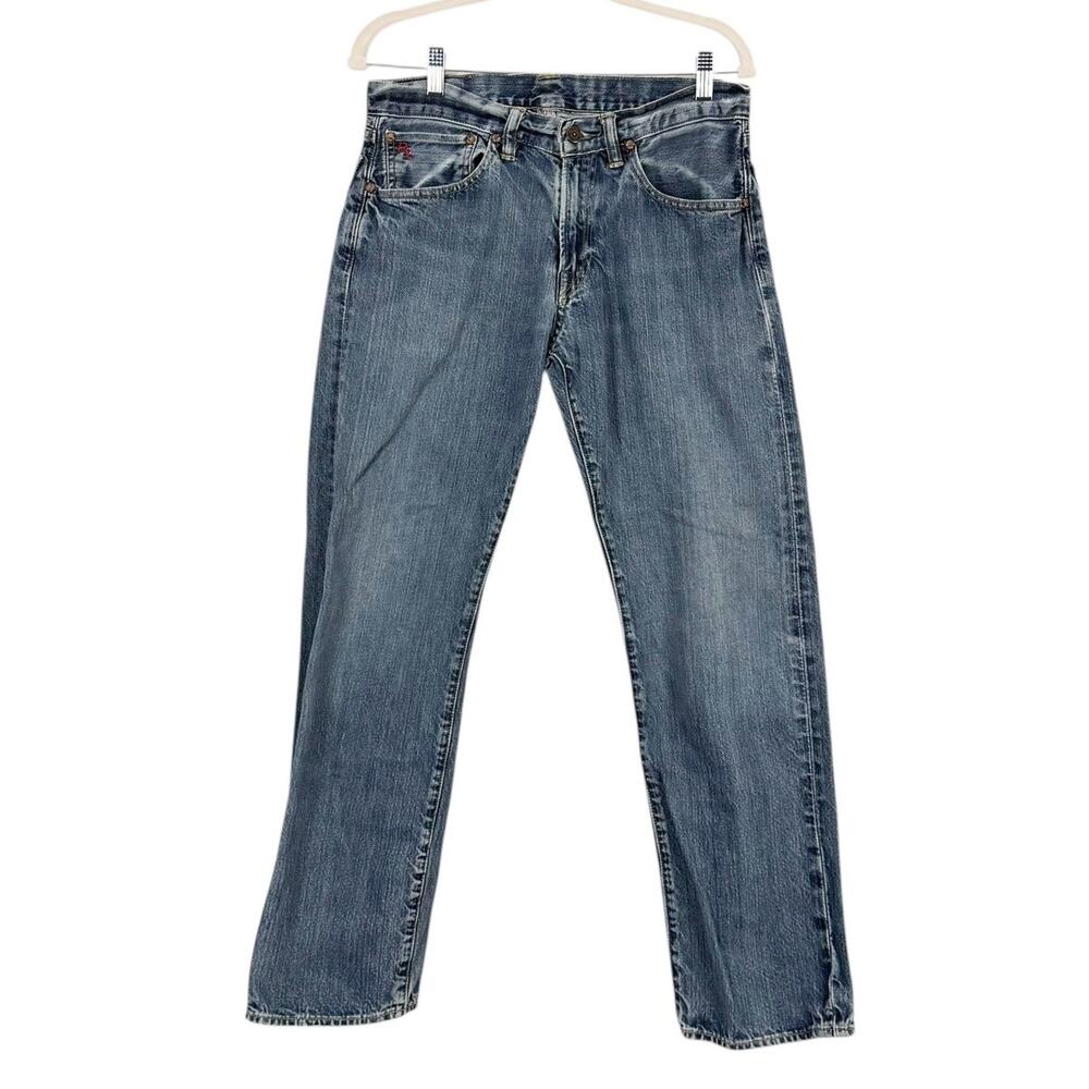 Polo Ralph Lauren Medium Wash Denim Vintage 90s Straight Leg Jeans Sz‎ 31/30